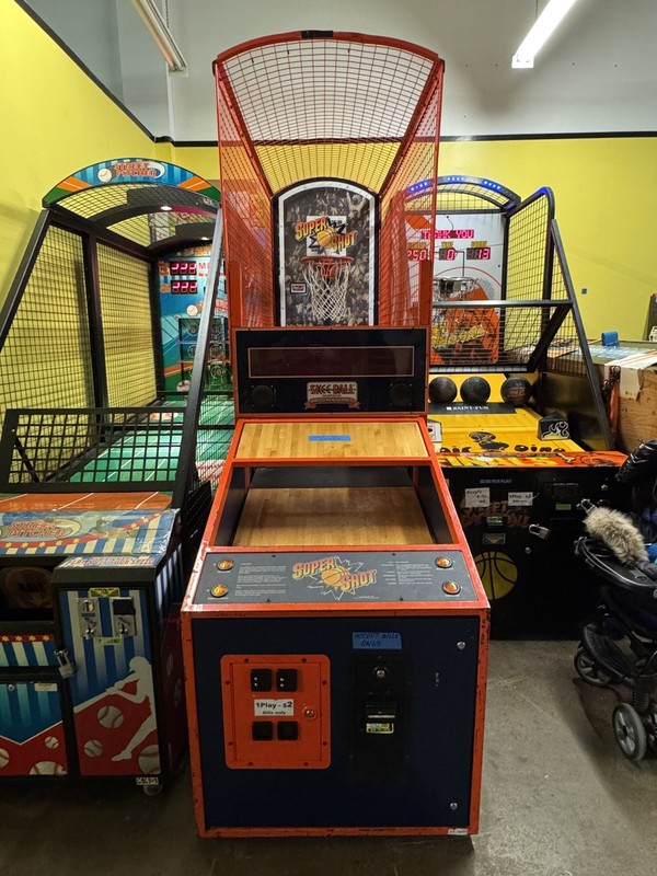 Skeeball Super Shot Basketball Arcade Machine – Commercial Grade – NO RESERVE 🏀
