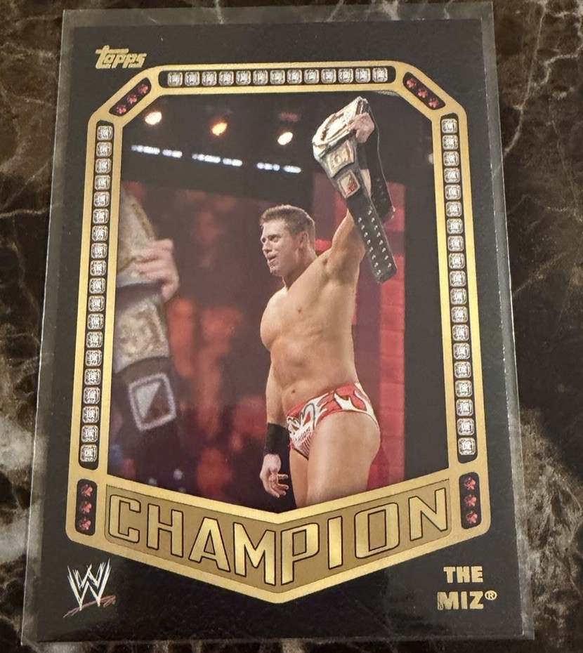 2014 Topps WWE Champions #26 The Miz Insert Wrestling Trading Card