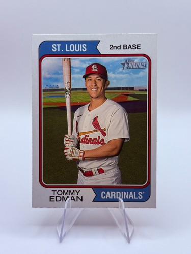 2023 Topps Heritage #132 Tommy Edman | Baseball Card