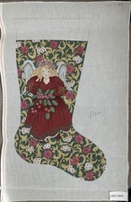 Handpainted Needlepoint Canvas Alexa Angel Stocking Read Description