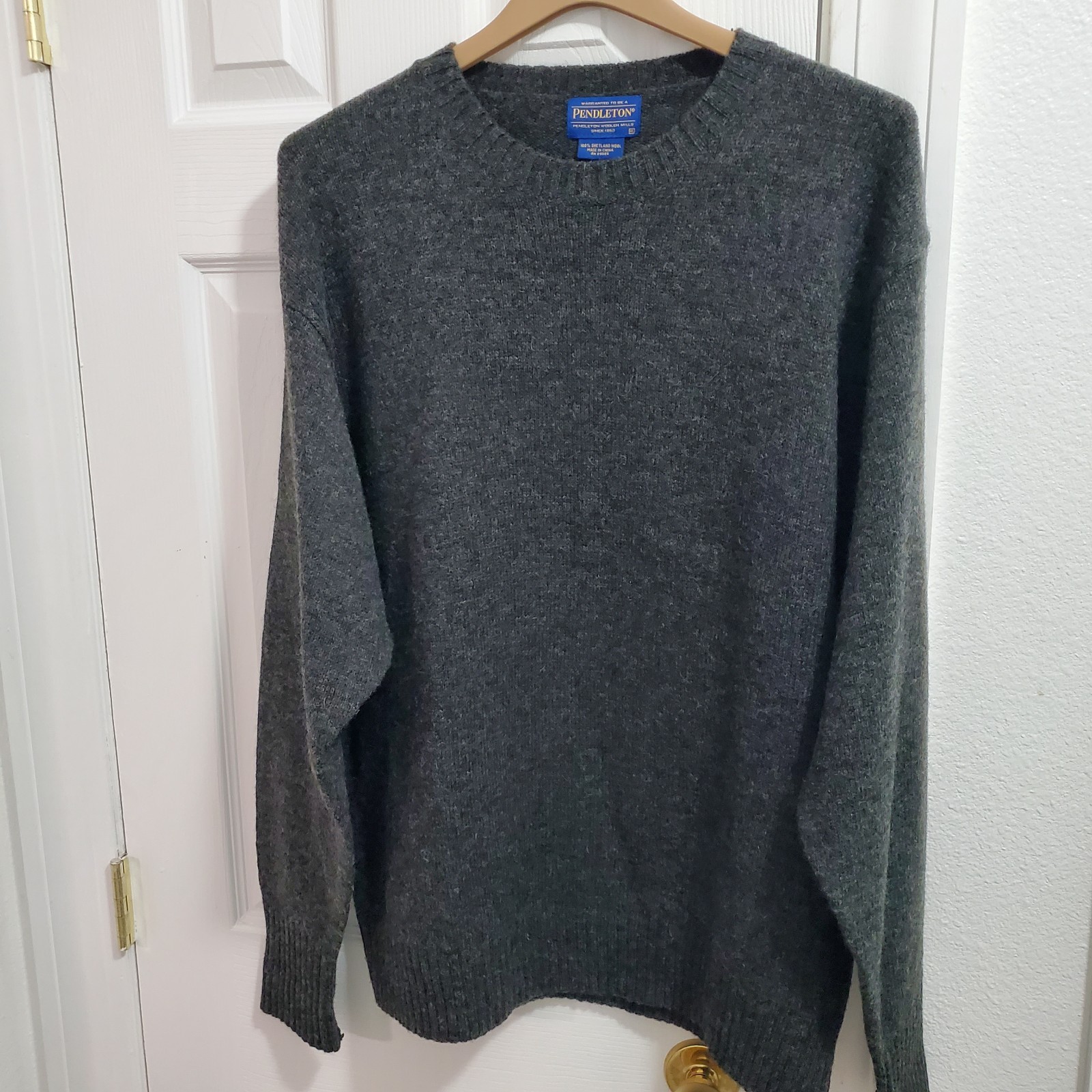 Pendleton Shetland 100% Wool Pullover Sweater Men… - image 1