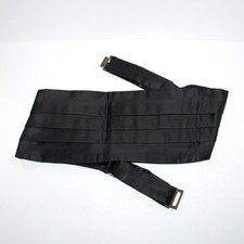 Neiman Marcus Men  s Black Cummerbund 38 - 46 wide