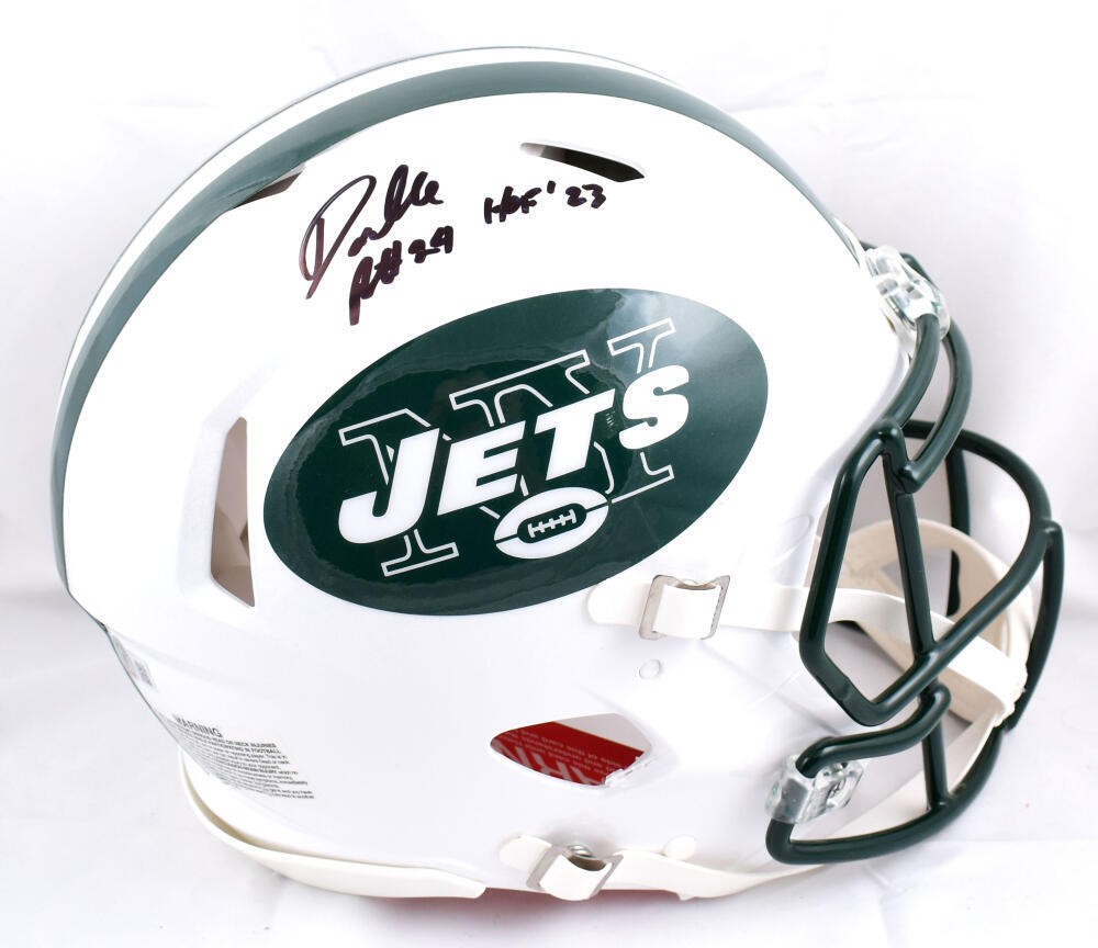 Darrelle Revis Autographed Signed New York Jets Jets F/S 98-18 Speed Authentic Helmet w/HOF-Beckett W Holo 