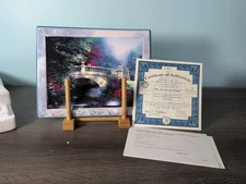 Thomas Kinkade's Bridges of Life The Broadwater Bridge 6th Bradford Exchange COA