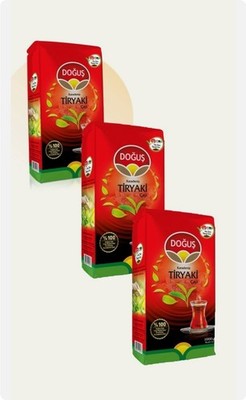 Dogus Tiryaki/Schwarzer Pulver Tee 3 Packungen je 1000 g Schwarzmeer gebiet