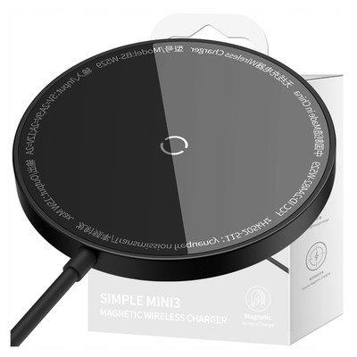 BASEUS MAGNETISCHES INDUKTIVES LADEGERÄT 15W FÜR IPHONE 13 14 15 PRO MAX