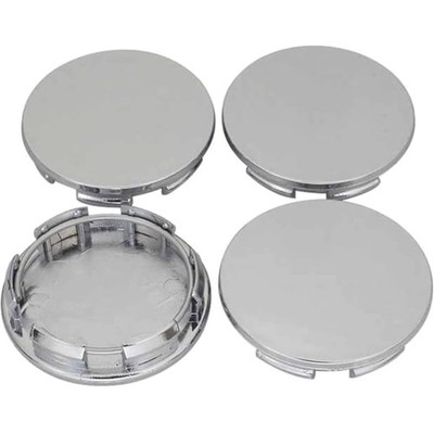 Radkappen Felgenkappen Nabenkappen Radnabendeckel 60mm 56mm Silber Auto Zubehör