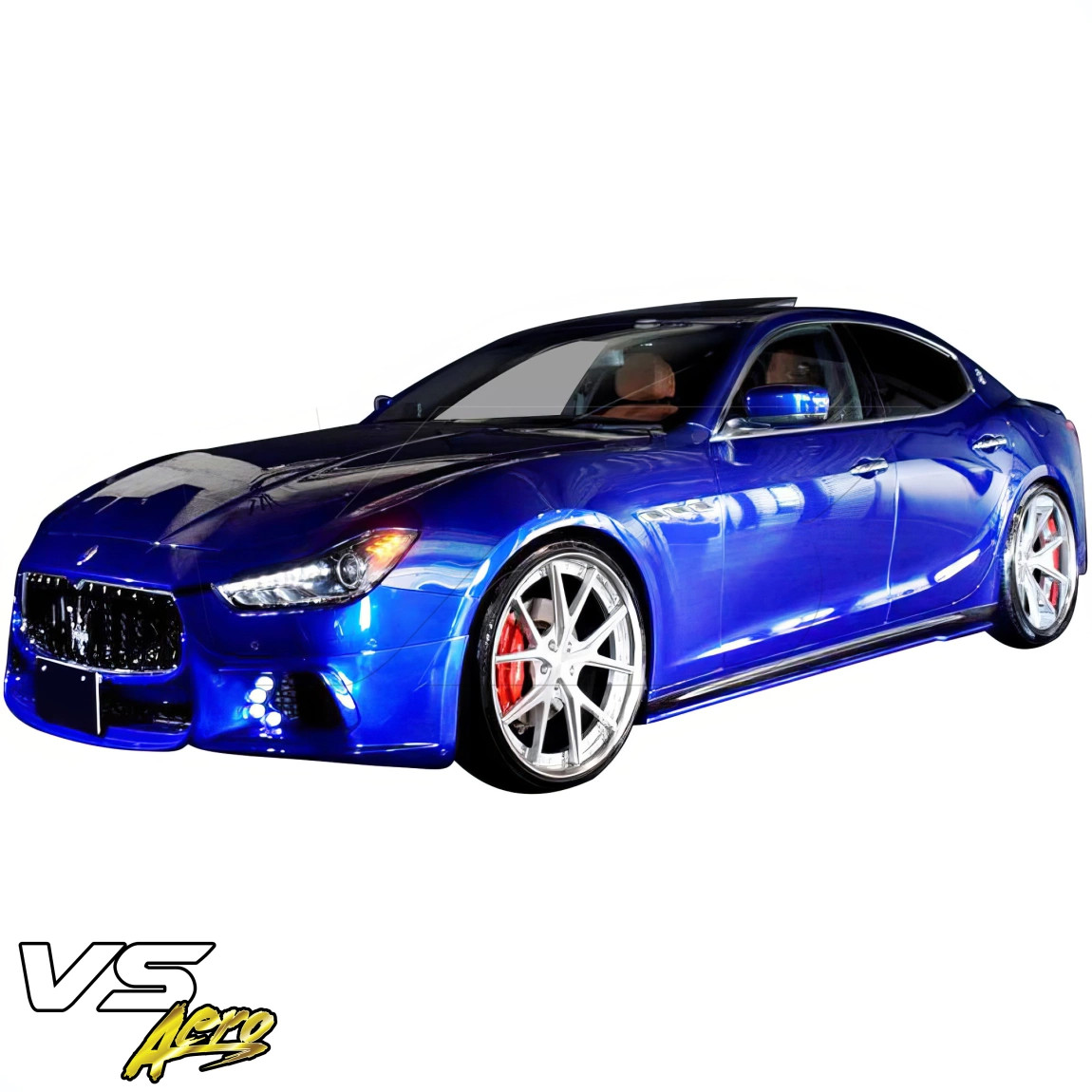 VSaero FRP WAL Side Skirts 2pc for Ghibli Maserati 13-17 vsaeropart_109363