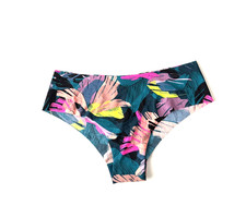 Victoria's Secret PINK No-Show Cheekster Panty Multi Abstract