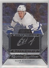 2020-21 Black Diamond Silver on Rookie Signatures 12/149 Egor Korshkov Auto 0o5t