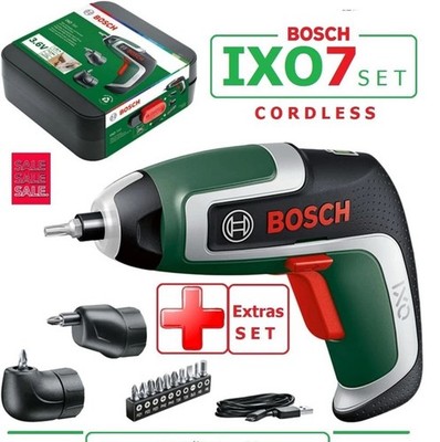 Original Bosch IXO VII SET (Gen 7) Akkuschrauber 06039E0001 4053423234756