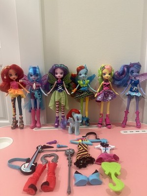 My Little Pony Equestria Girls Doll Lot Sonata Dusk Aria Blaze Sunset Luna