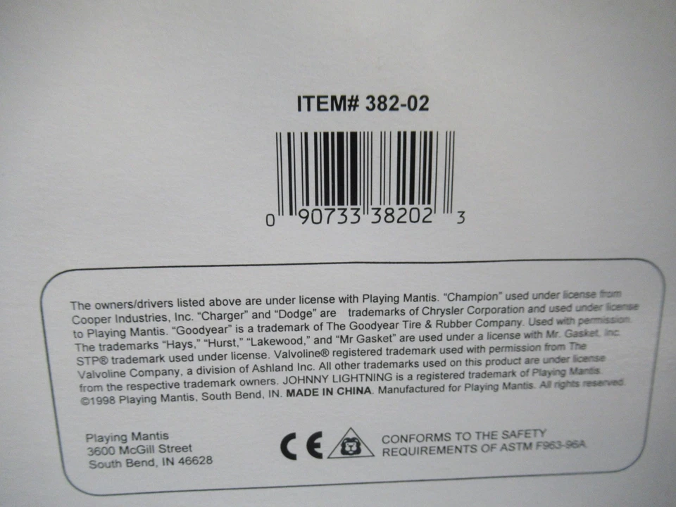 RARO COCHE DIVERTIDO BARRY SETZER JOHNNY LIGHTNING SUPER MAGMA'S NHRA 1:24 CARRERA DE RESISTENCIA Foto 3 de 4