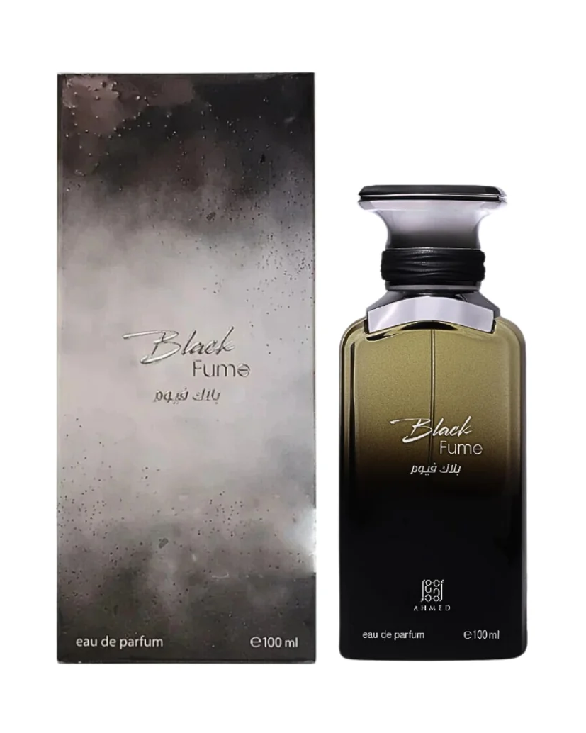 Black Fume 100ml Eau De Parfum Unisex Fragrance by Ahmed Al Maghribi - Raspberry