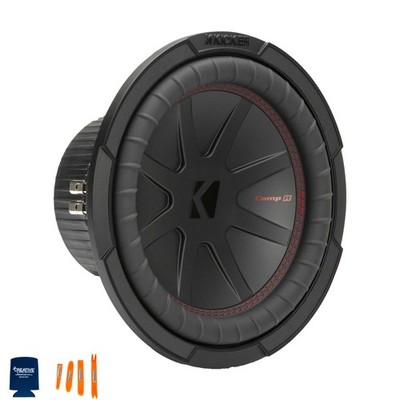 Kicker 48CWR104 CompR 10'' Subwoofer, DVC, 4-ohm