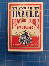 Hoyle Official Playing Cards Poker Deck Plastic Coated Sealed Standard Size USA