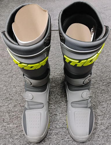 Thor Blitz XR Motocross Off Road Riding Boots Gray - Men's Size 10 - NEW