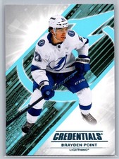 2024-25 Upper Deck Credentials Brayden Point #18  Lightning