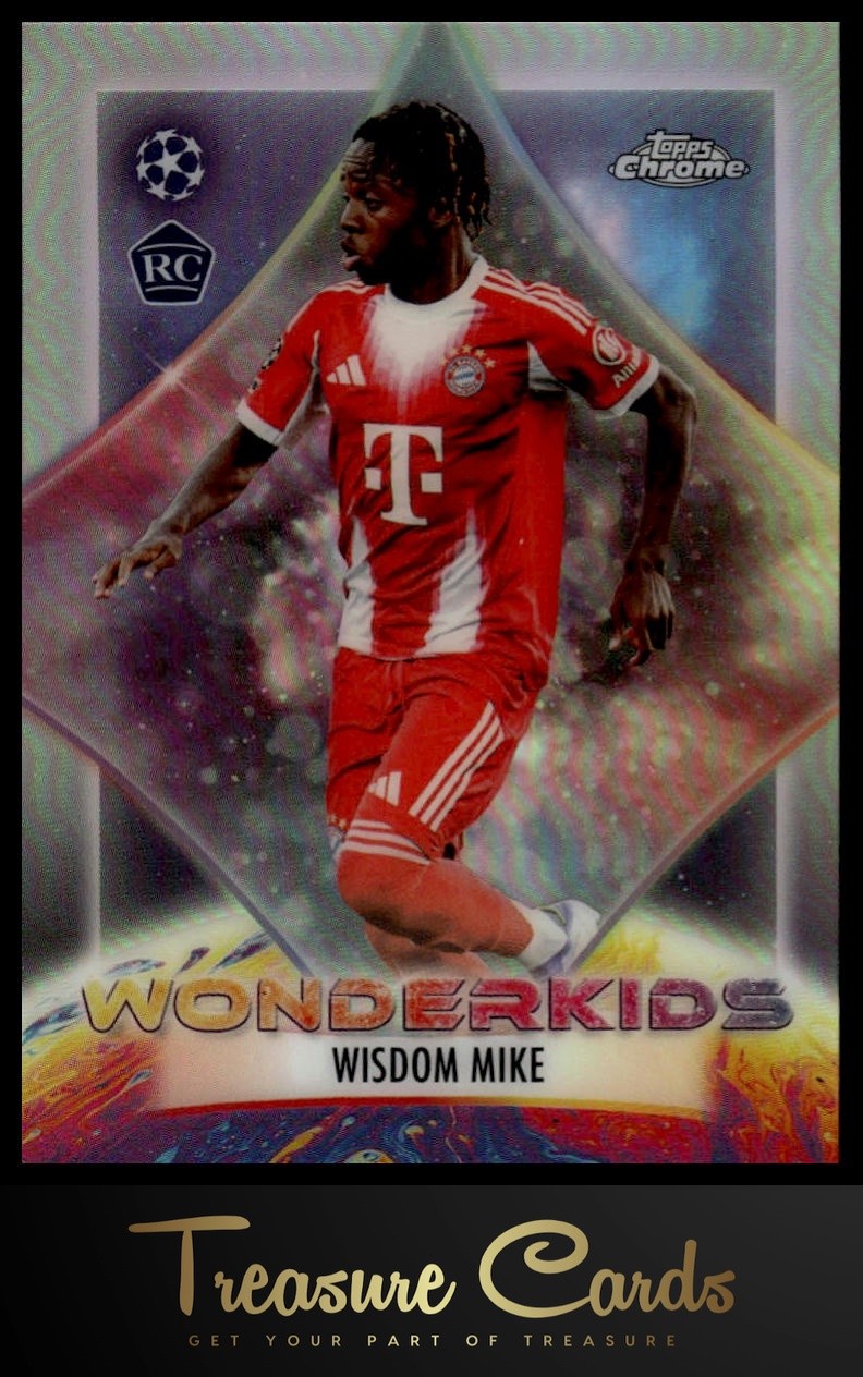 2025-26 Topps Chrome UEFA Club Competitions #WK-18 Wisdom Mike Wonderkids