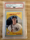 2018 Topps Archives Heritage Blue Border #31 Aaron Judge SSP 17/25 PSA 9 POP 3