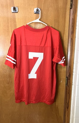 Adidas Wisconsin Badgers Youth XL(18/20) Red Football Jersey #7 Minor Read - Picture 9 of 9