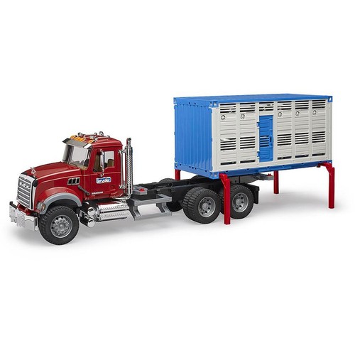 Camión de transporte de ganado Bruder 1/16 Mack granito 02830 - Imagen 3 de 5