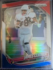 2025 Panini-Prizm Football James Connor Red, White & Blue Prizm #171