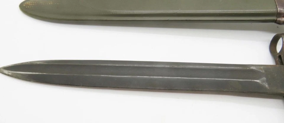 Z80) 1943 UFH UNION HORQUILLA Y AZADA BAYONETA CON VAINA Segunda Guerra Mundial Foto 3 de 4