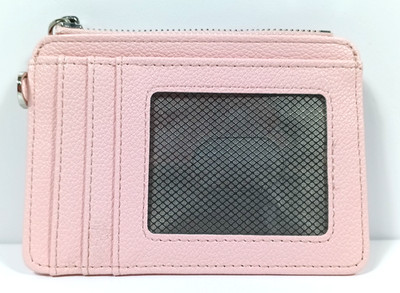 Teskyer Slim Card Holder Wallet with Zip Pocket RFID Blocking