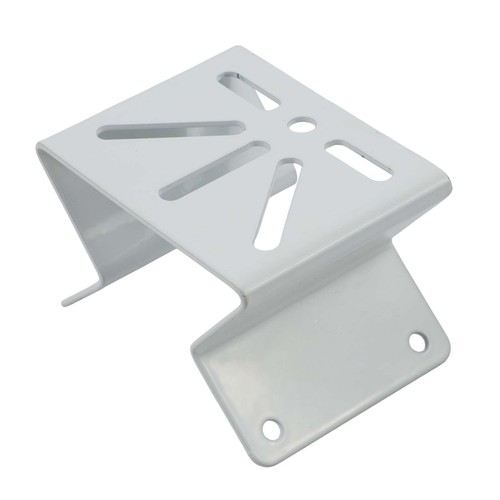 Sleek White Finish Metal Camera Mount Designed for Optimal Viewing Angles - Photo 6/12