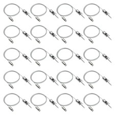 20-Pack Hexagon Garage Lights Lighting Suspension Cables Kit - 3.28ft/1M Hexa...
