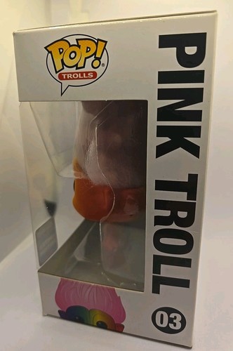 Good Luck Trolls Jewel Button 03 Pink Troll Wondercon Exclusive Funko Pop Vinyl - Picture 2 of 3