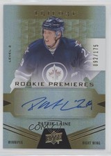 2016 Upper Deck Trilogy Rookie Premieres Level 2 /175 Patrik Laine #85 Auto 0i5j