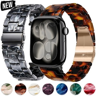 Resin Armband Ersatz für Apple Watch Series 11 10 9 8 7 6 5 4 44-45mm Ultra 49mm