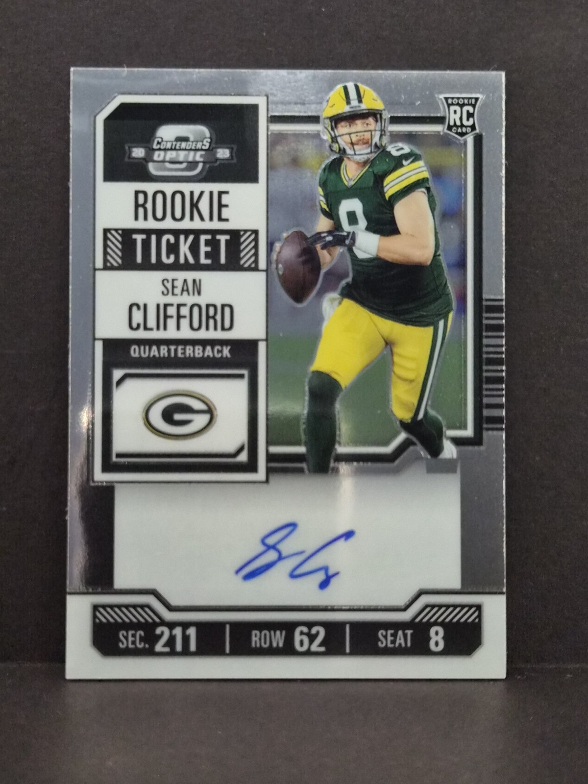2023 Panini Contenders Optic #132 Sean Clifford Auto