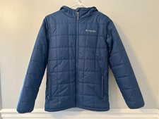 Columbia Navy Kids Puffer Jacket Size L 14/16