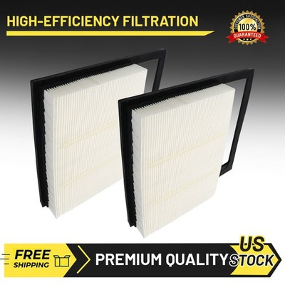 2pcs Engine Air Filter Kit For Ford C-Max Fusion Lincoln MKZ 2013 - 2020