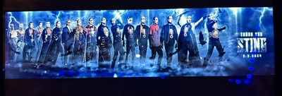 WWE AEW TNA GIANT 2 x8  VINYL BANNER - THANK YOU STING - EVOLUTION OF STING