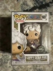 Funko Pop! One Piece: Luffy Gear Five #1607 GITD Chase with Protector