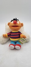 Vintage 2002 Fisher Price Sesame Street Ernie Plush Doll Muppets CTW 11" NWT
