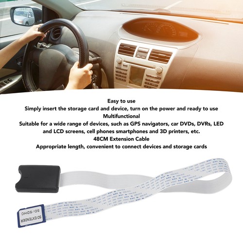 48CM Storage To Storage Card Extension Cable Multifunction Storage Card Exte NEW - Afbeelding 4 van 12