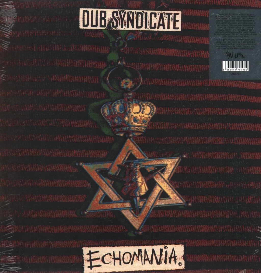 Dub Syndicate Echomania LP vinyl Europe On U Sound 2025 2025 reissue ONULP64