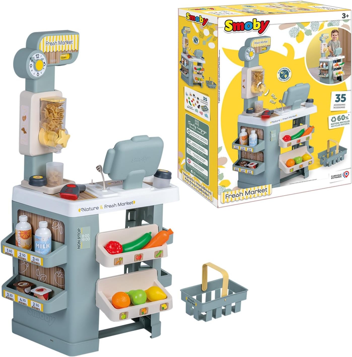 Smoby Multicolore Supermarkt Natur & Fresh Market - Immagine 2