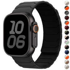 Magnetic Silicone Watch Strap for Smartwatch Compatible with Fitness Tracker