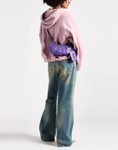 Balenciaga - Women - Leather Hobo bag - Purple