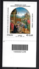 2012 ITALIA REPUBBLICA - Natale Presepe - 0,60 eur - MNH con cod barre