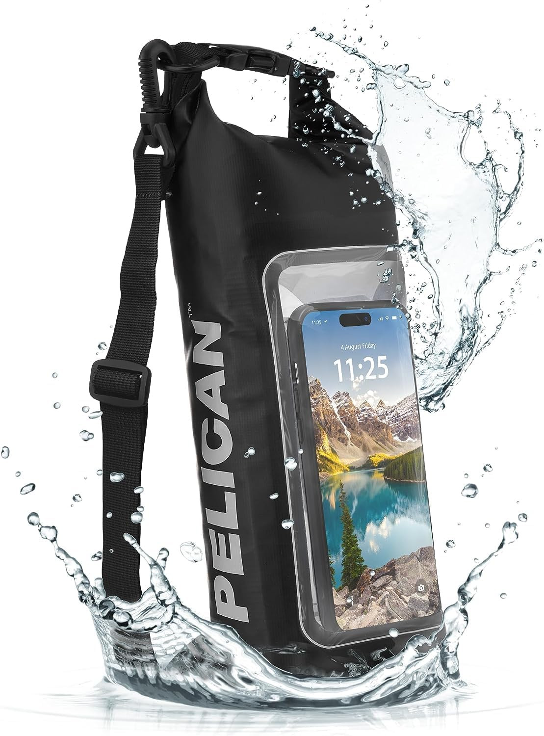 Marine IP68 Waterproof Dry Bag 2L - Roll Top Waterproof Back