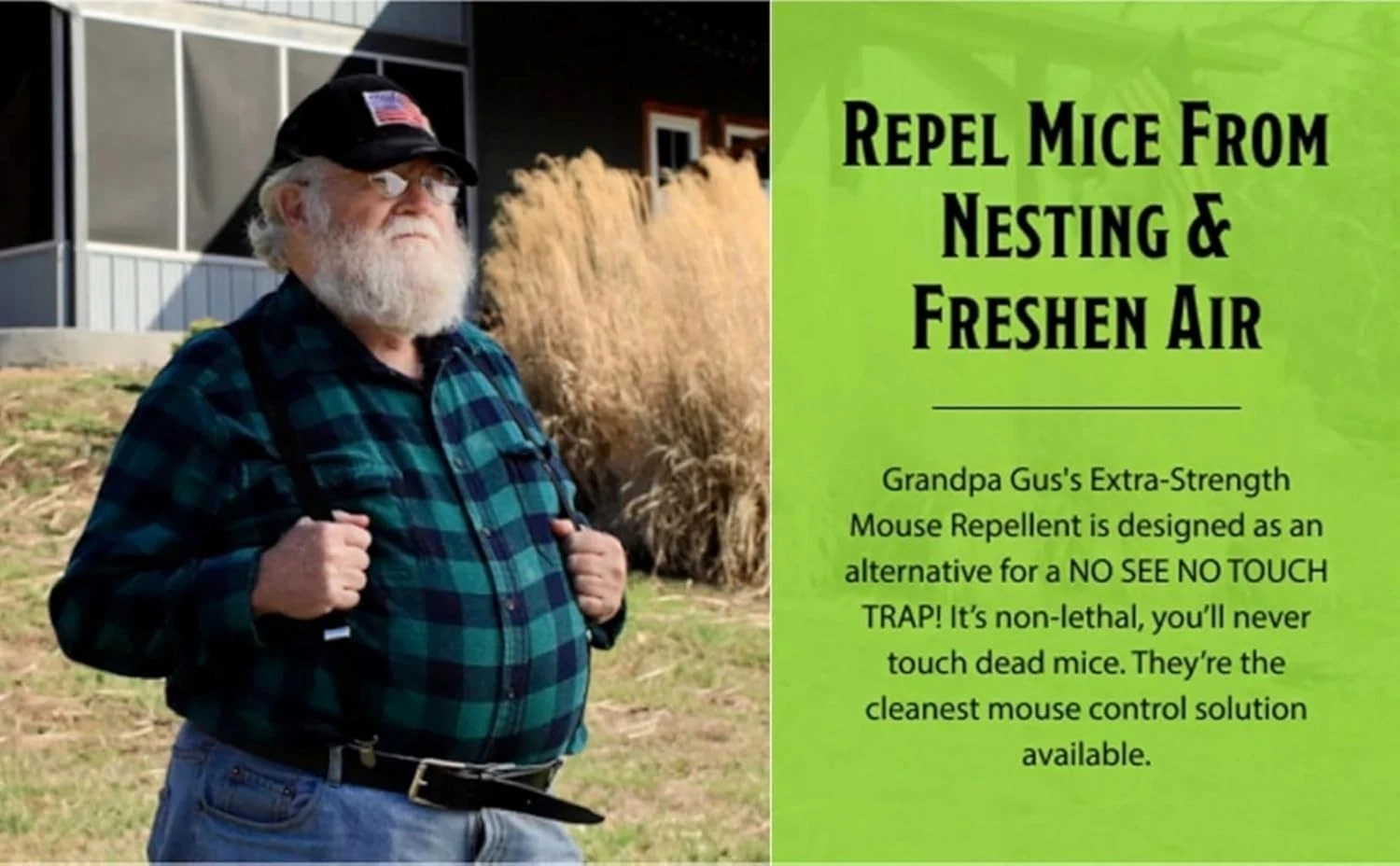 10pk Grandpa Gus's Natural Mouse Deterrent Pouches Peppermint Air Freshener - product detail image 6