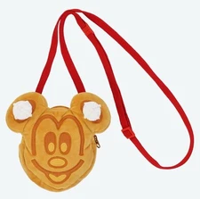 Tokyo Disney Resort Official 2025 Mickey Waffle Shoulder Bag – New from Japan