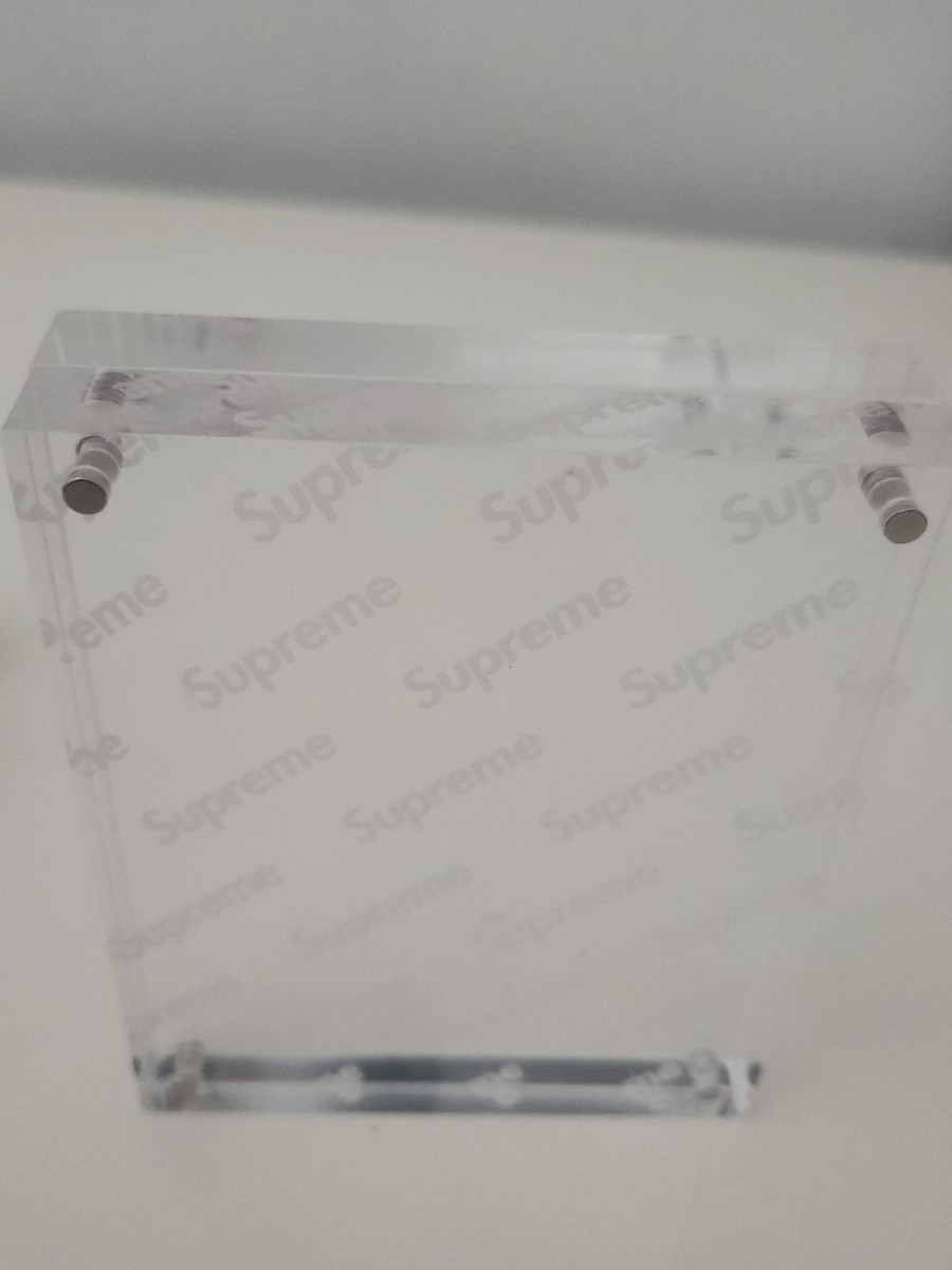 SS19 Supreme Acrylic Photo Frame (set of 2) clear Accessory